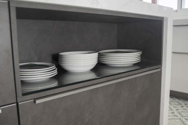 Cocina Lacada en Blanco Tiradores Minimalistas - Madefor (14)