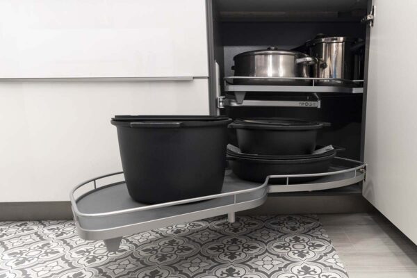 Cocina Lacada en Blanco Tiradores Minimalistas - Madefor (17)